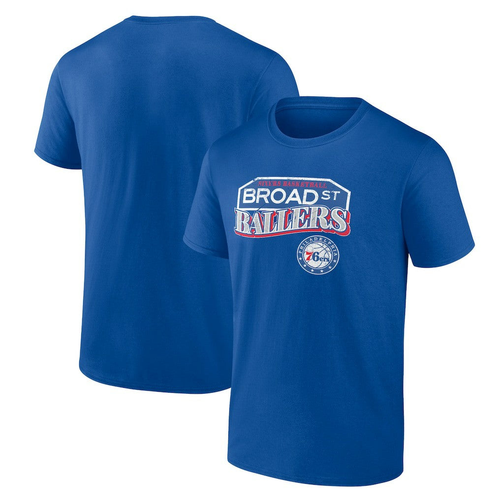 Philadelphia 76ers Pick & Roll Coverage T-Shirt Royal