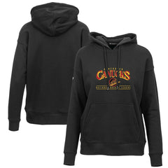 NHL Vancouver Canucks Levelwear Women's Retro Adorn Spellout Pullover Hoodie - Black