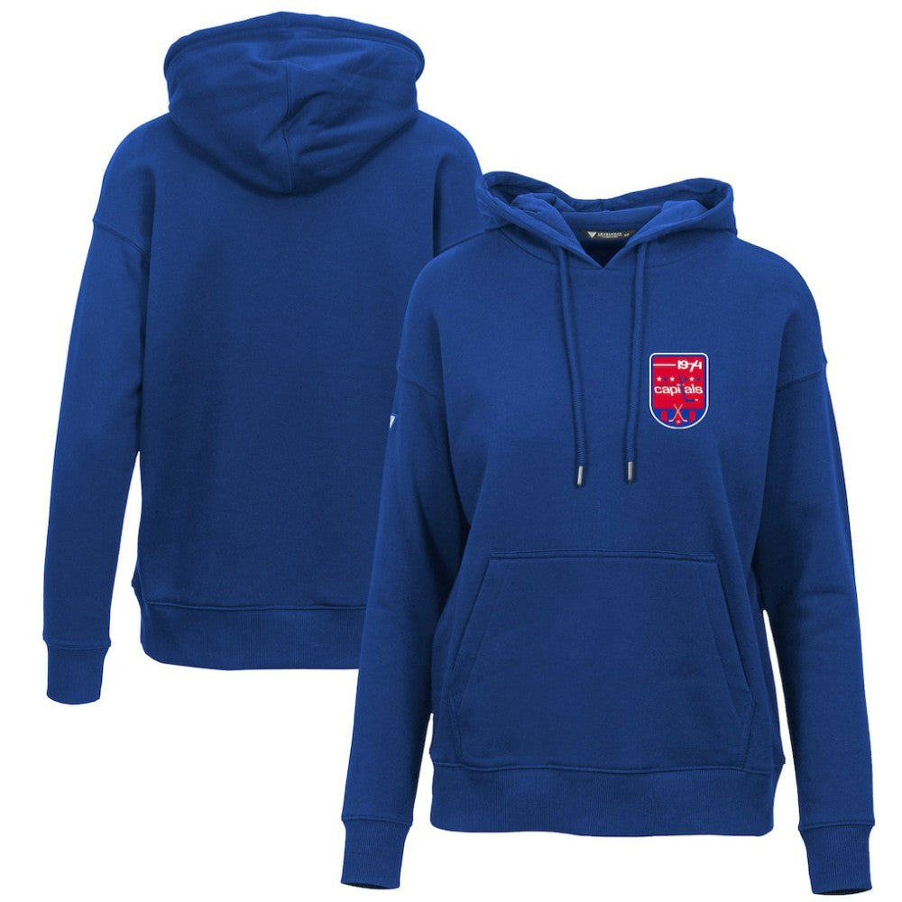 NHL Washington Capitals Levelwear Women's Retro Adorn Pullover Hoodie - Royal