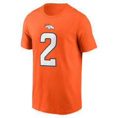 Patrick Surtain II Denver Broncos Name & Number T-Shirt Orange