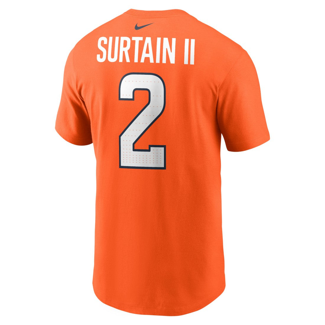Patrick Surtain II Denver Broncos Name & Number T-Shirt Orange