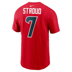 C.J. Stroud Houston Texans Player Name & Number T-Shirt Red