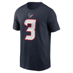 Tank Dell Houston Texans Player Name & Number T-Shirt Navy