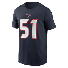 Will Anderson Jr. Houston Texans Player Name & Number T-Shirt Navy