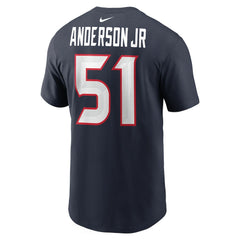 Will Anderson Jr. Houston Texans Player Name & Number T-Shirt Navy