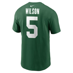 Garrett Wilson New York Jets Name & Number T-Shirt Green