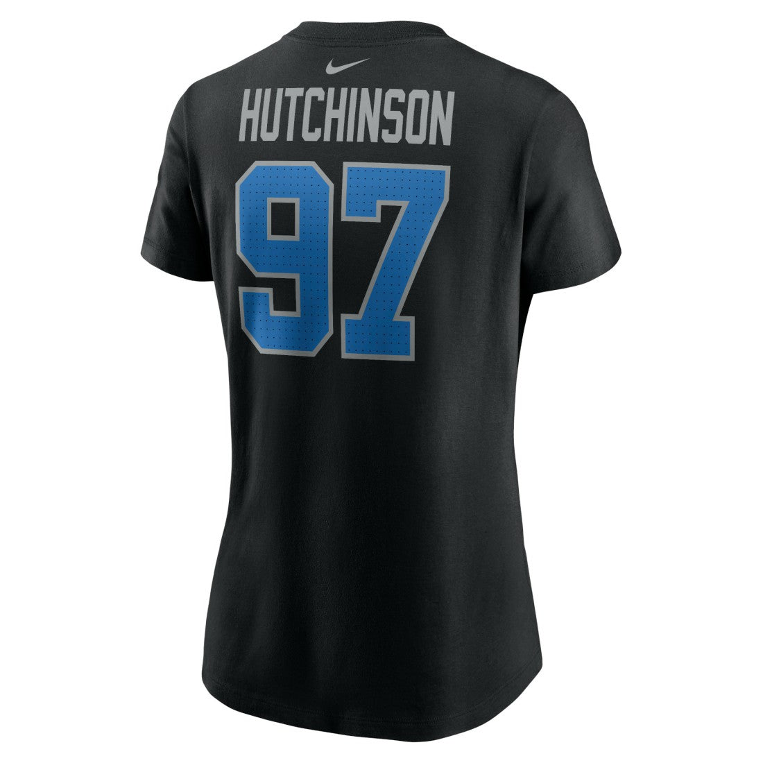 Aidan Hutchinson Detroit Lions Women's Player Name & Number T-Shirt Black