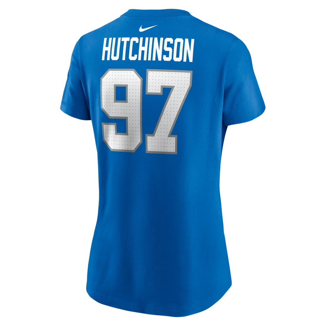 Aidan Hutchinson Detroit Lions Women's Player Name & Number T-Shirt Blue