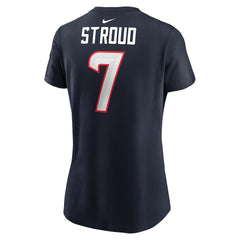 C.J. Stroud Houston Texans Women's Player Name & Number T-Shirt Navy