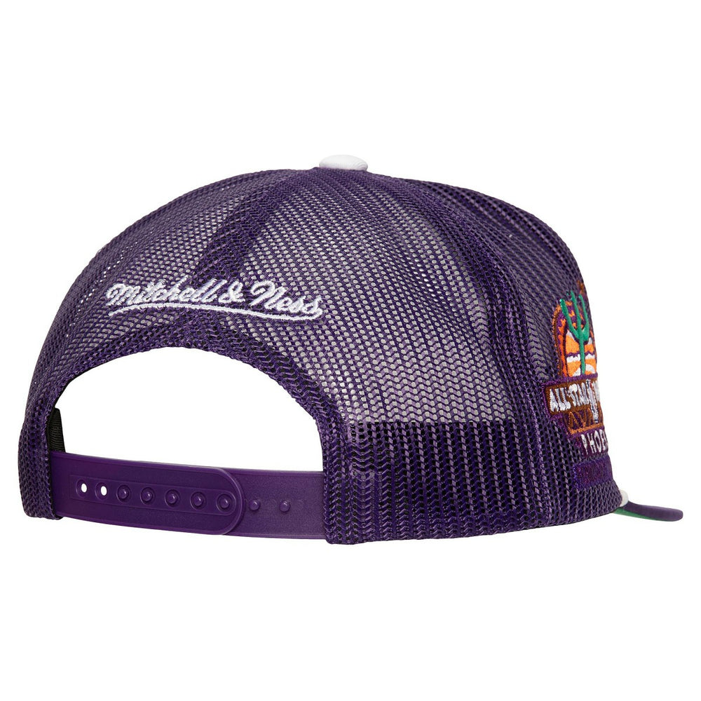 Phoenix Suns Roper Meshback Trucker Snapback Hat Purple