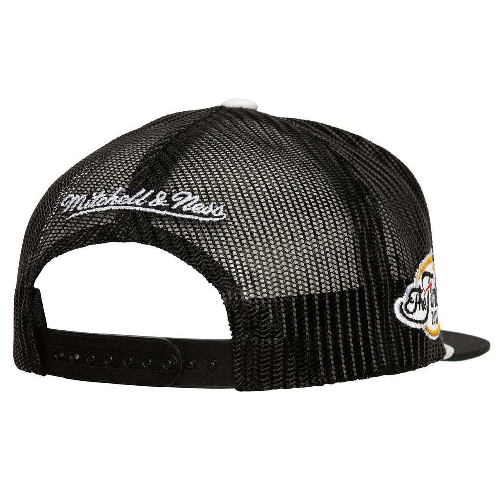 Miami Heat Roper Meshback Trucker Snapback Hat Black