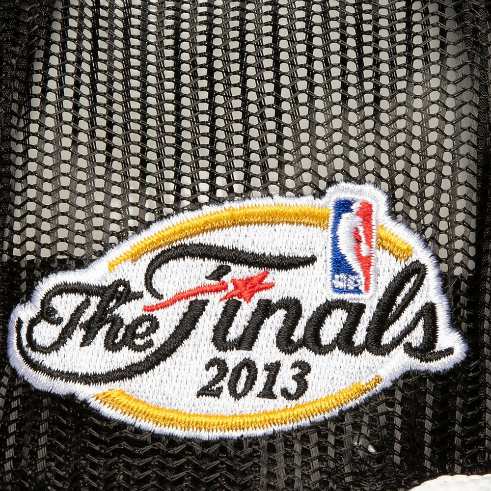 Miami Heat Roper Meshback Trucker Snapback Hat Black