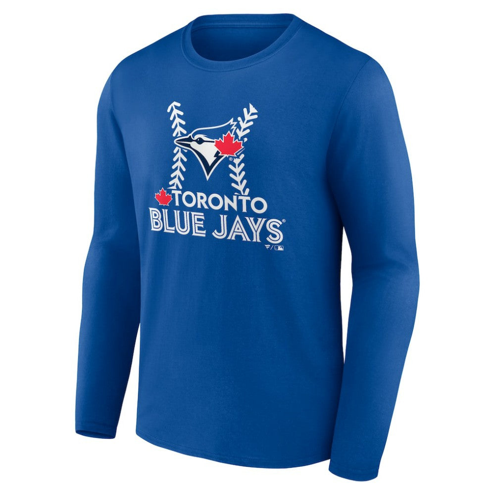 Vladimir Guerrero Jr. Toronto Blue Jays Name & Number Fastball Long Sleeve T-Shirt - Royal T-shirts