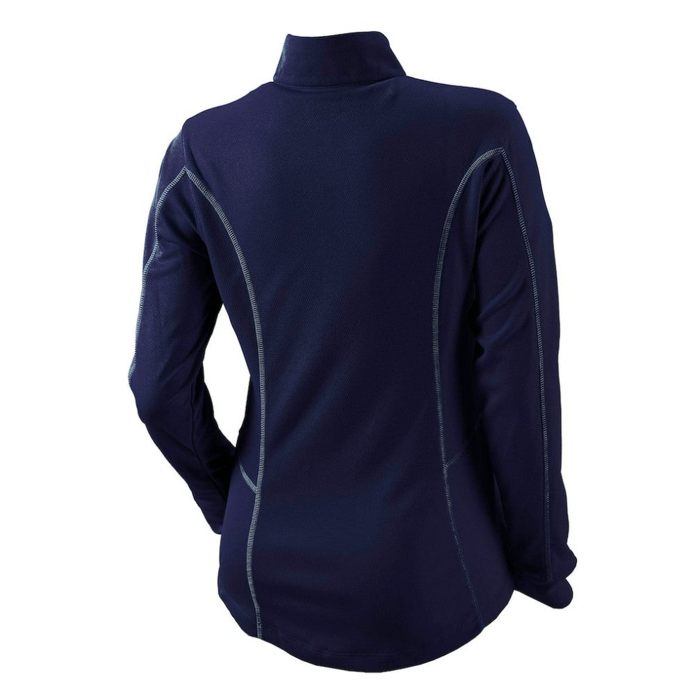 Los Angeles Angels Columbia Women's Omni-Wick Shotgun Quarter-Zip Pullover Top - Navy Pullover