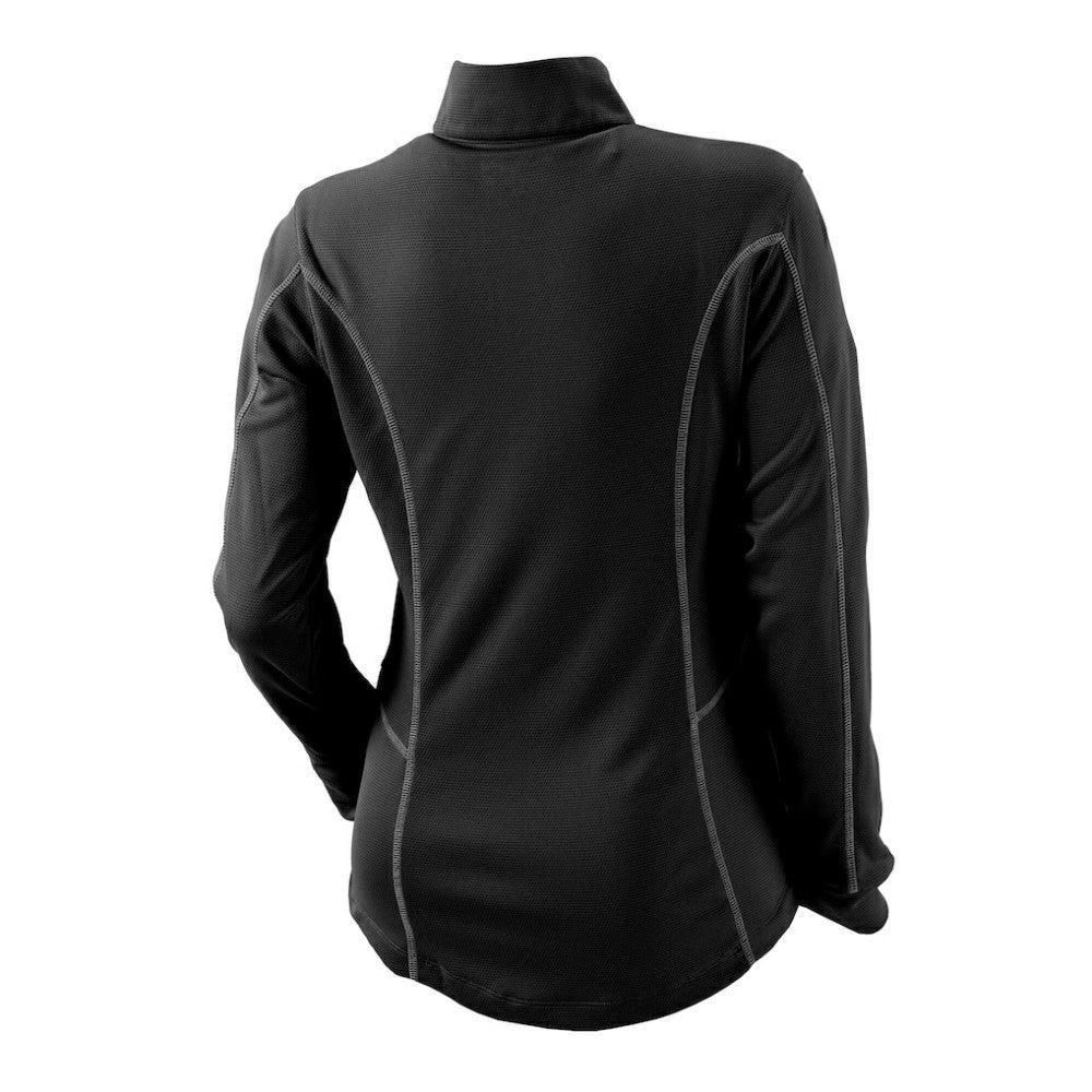 Pittsburgh Pirates Columbia Women's Omni-Wick Shotgun Quarter-Zip Pullover Top - Black Pullover