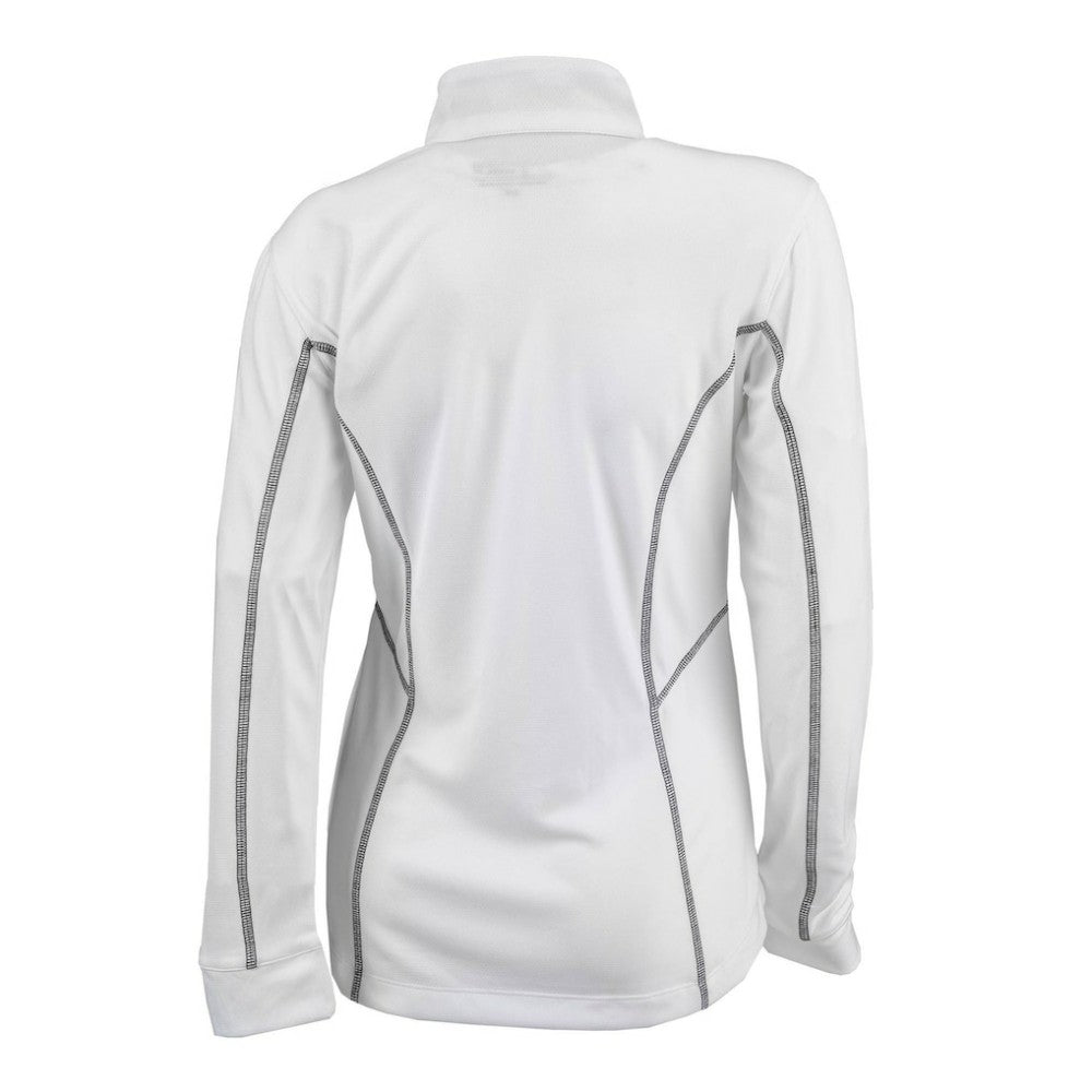 Colorado Rockies Columbia Women's Omni-Wick Shotgun Quarter-Zip Pullover Top - White Pullover