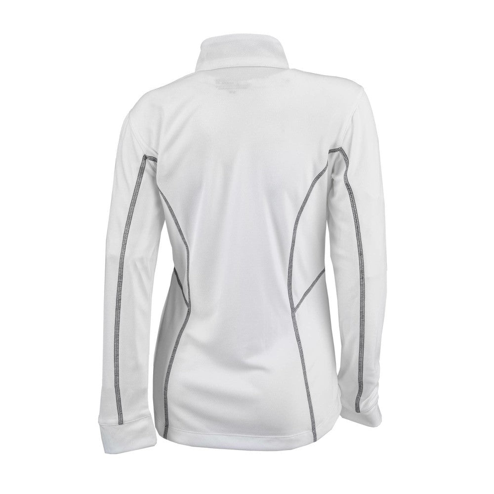 Cincinnati Reds Columbia Women's Omni-Wick Shotgun Quarter-Zip Pullover Top - White Pullover