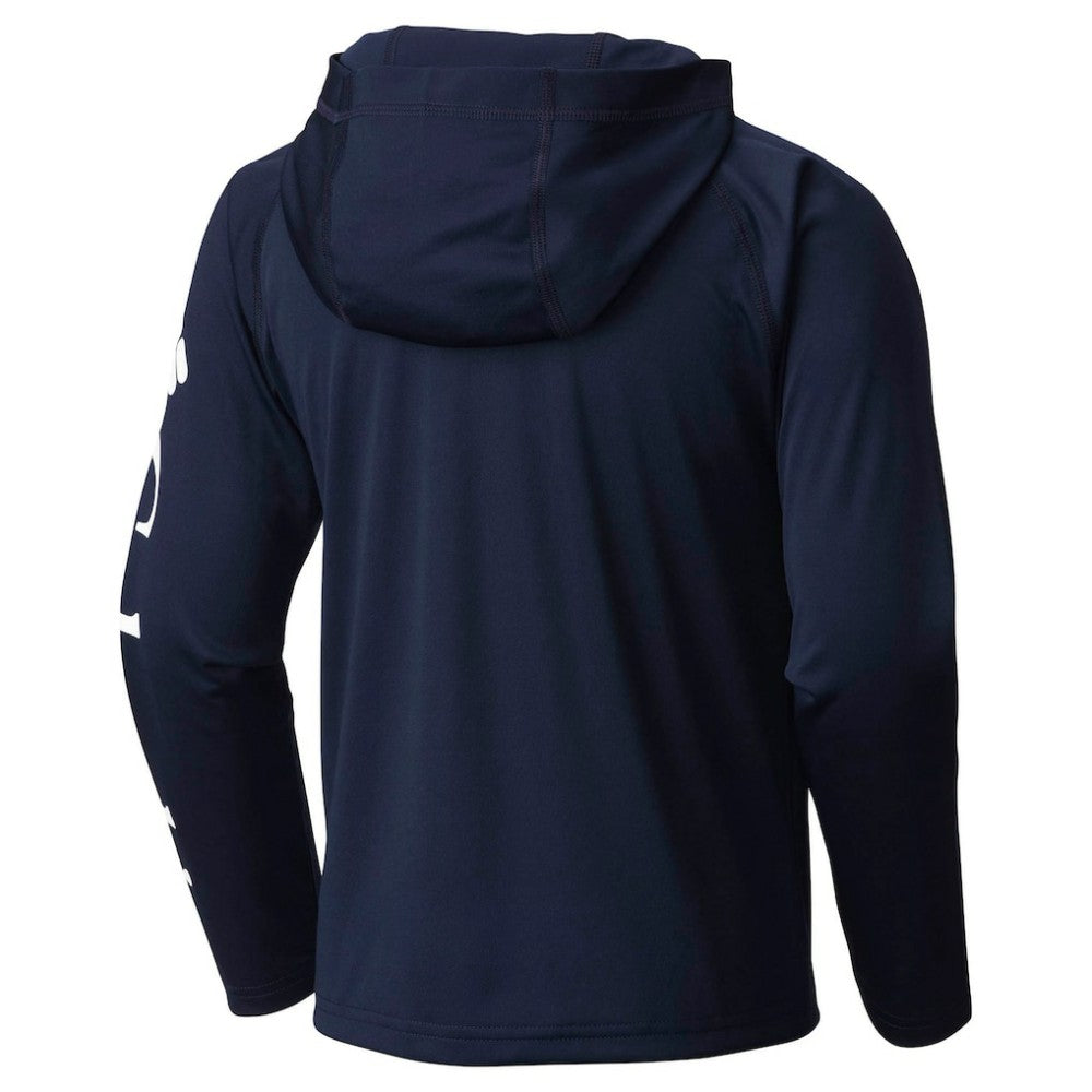 Milwaukee Brewers Columbia Youth Terminal Tackle Long Sleeve Hoodie T-Shirt - Navy Hoodies