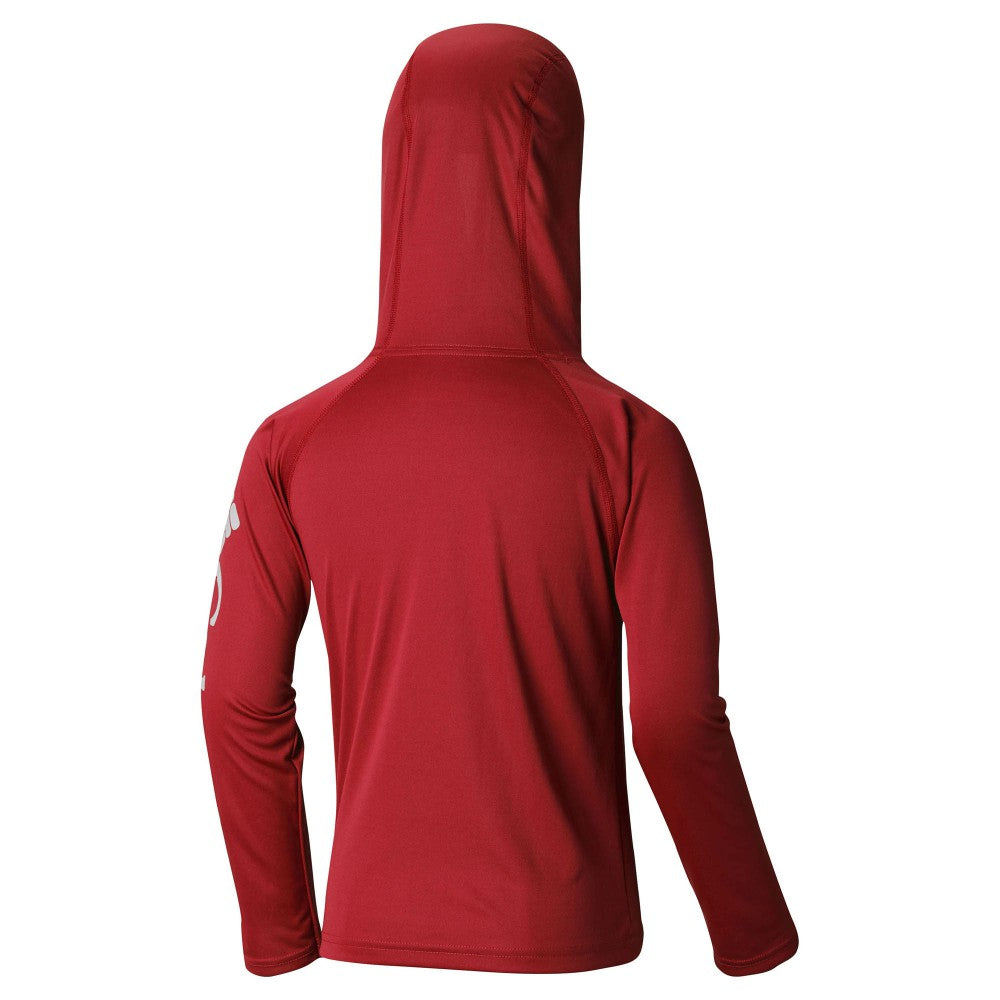 Cleveland Guardians Columbia Youth Terminal Tackle Long Sleeve Hoodie T-Shirt - Red Hoodies