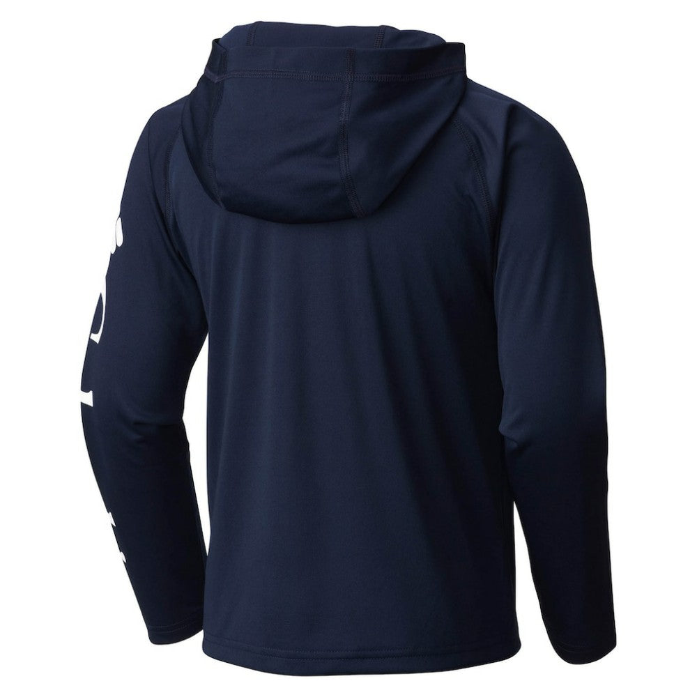 New York Yankees Columbia Youth Terminal Tackle Long Sleeve Hoodie T-Shirt - Navy Hoodies