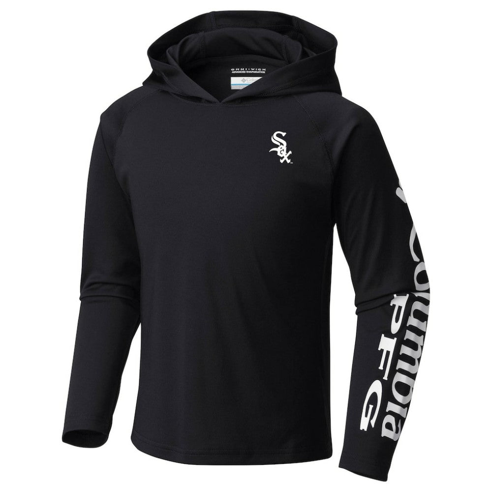 Chicago White Sox Columbia Youth Terminal Tackle Long Sleeve Hoodie T-Shirt - Black Hoodies
