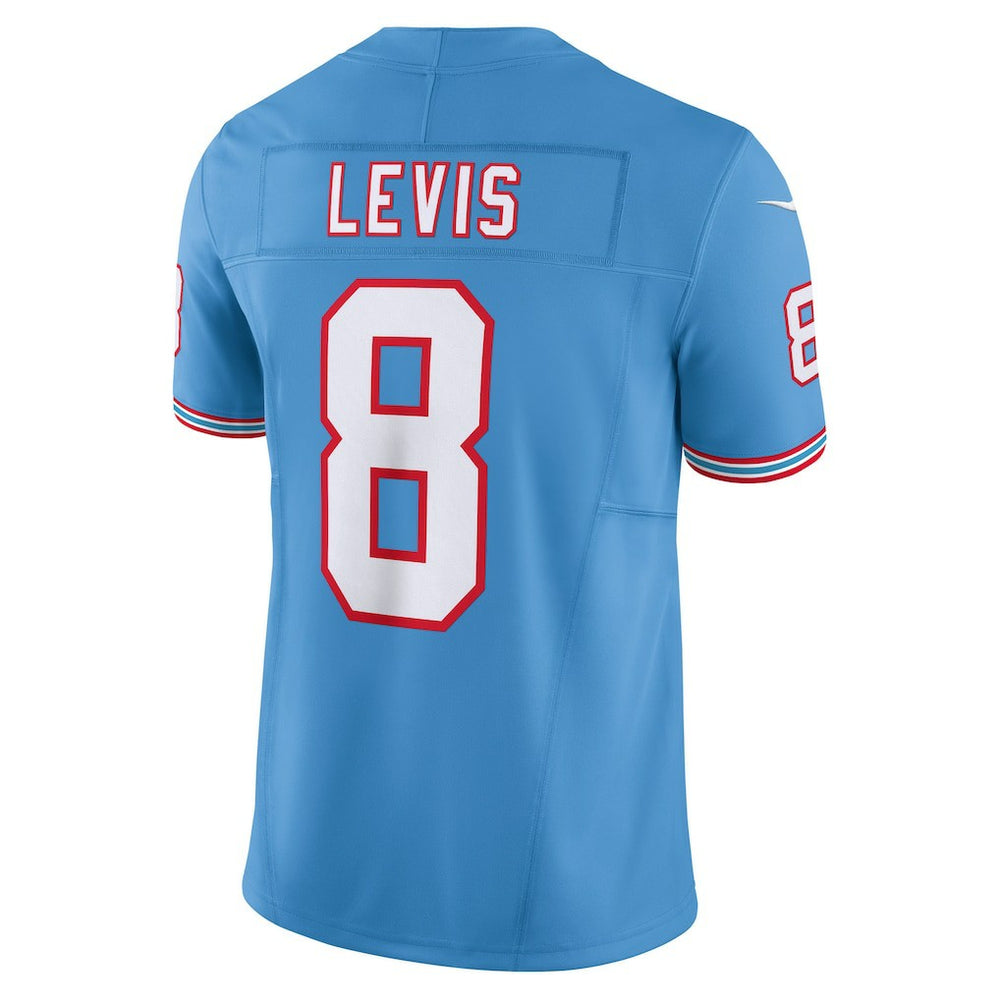 Will Levis Tennessee Titans Alternate Oilers Throwback Vapor F.U.S.E. Limited Jersey Light Blue
