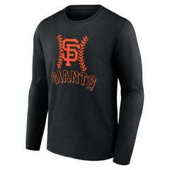 Logan Webb San Francisco Giants Name & Number Fastball Long Sleeve T-Shirt - Black T-shirts