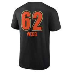 Logan Webb San Francisco Giants Name & Number Fastball T-Shirt - Black T-shirts