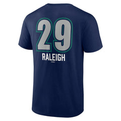 Cal Raleigh Seattle Mariners Name & Number Fastball T-Shirt - Navy T-shirts