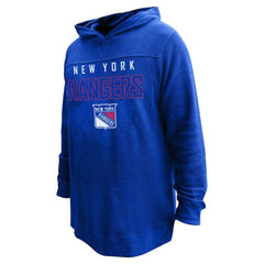 NHL Mika Zibanejad New York Rangers Profile Women's Plus Size Name & Number Thermal Pullover Hoodie - Blue
