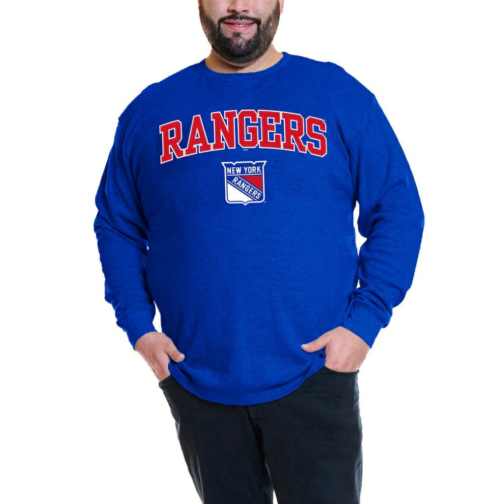 NHL Artemi Panarin New York Rangers Profile Big & Tall Name & Number Thermal Pullover Sweatshirt - Royal
