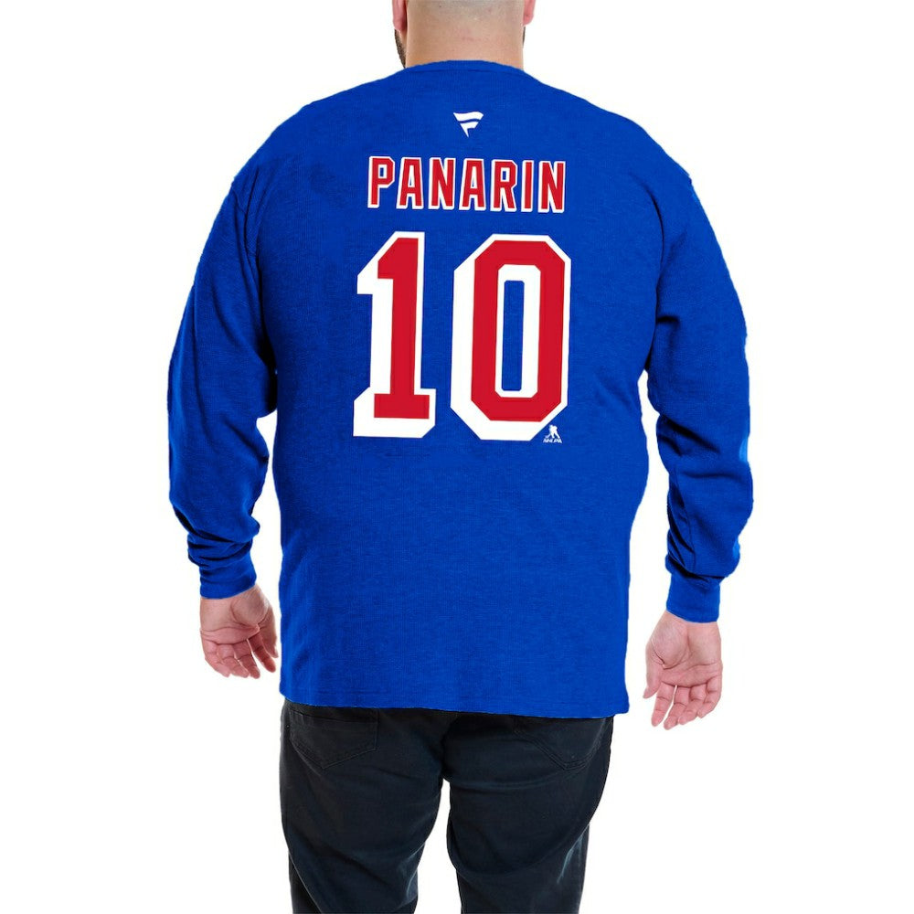 NHL Artemi Panarin New York Rangers Profile Big & Tall Name & Number Thermal Pullover Sweatshirt - Royal