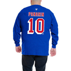 NHL Artemi Panarin New York Rangers Profile Big & Tall Name & Number Thermal Pullover Sweatshirt - Royal