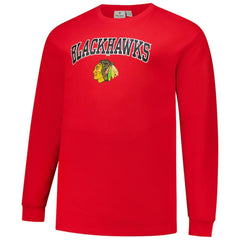 NHL Connor Bedard Chicago Blackhawks Profile Big & Tall Name & Number Thermal Pullover Sweatshirt - Red