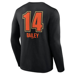 Patrick Bailey San Francisco Giants Name & Number Fastball Long Sleeve T-Shirt - Black T-shirts