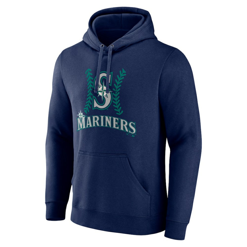 J.P. Crawford Seattle Mariners Name & Number Fastball Pullover Hoodie - Navy Hoodies