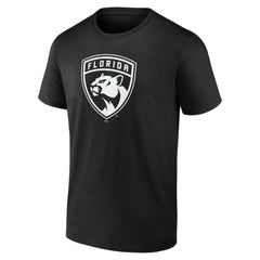 NHL,Custom Florida Panthers Personalized Name & Number Monochrome T-Shirt - Black