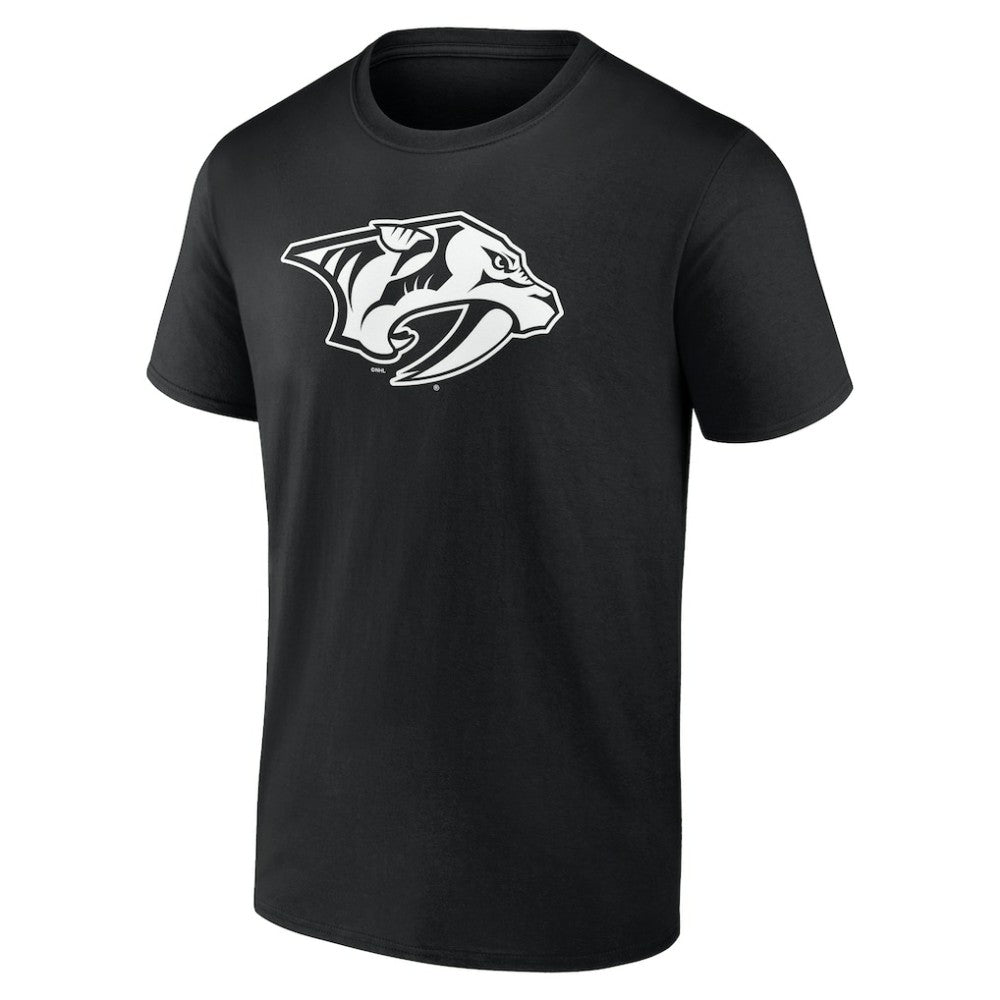 NHL,Custom Nashville Predators Personalized Name & Number Monochrome T-Shirt - Black