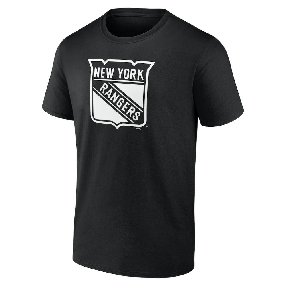 NHL,Custom New York Rangers Personalized Name & Number Monochrome T-Shirt - Black