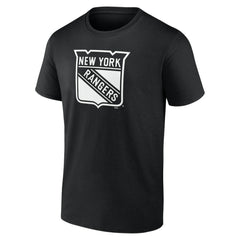 NHL,Custom New York Rangers Personalized Name & Number Monochrome T-Shirt - Black
