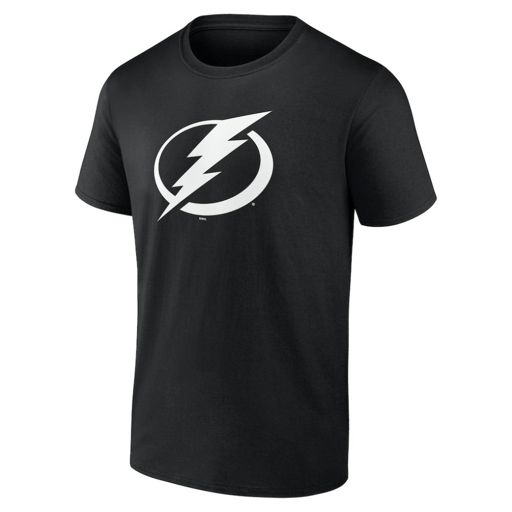 NHL,Custom Tampa Bay Lightning Personalized Name & Number Monochrome T-Shirt - Black