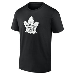 NHL,Custom Toronto Maple Leafs Personalized Name & Number Monochrome T-Shirt - Black