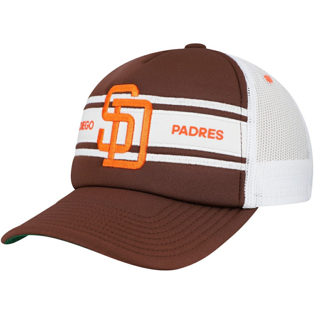 San Diego Padres Sideline Trucker Adjustable Hat - Brown Hats