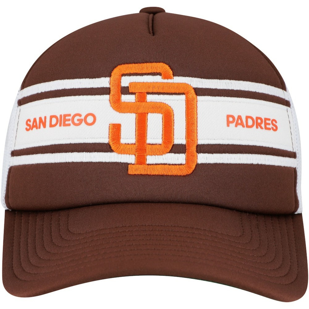 San Diego Padres Sideline Trucker Adjustable Hat - Brown Hats