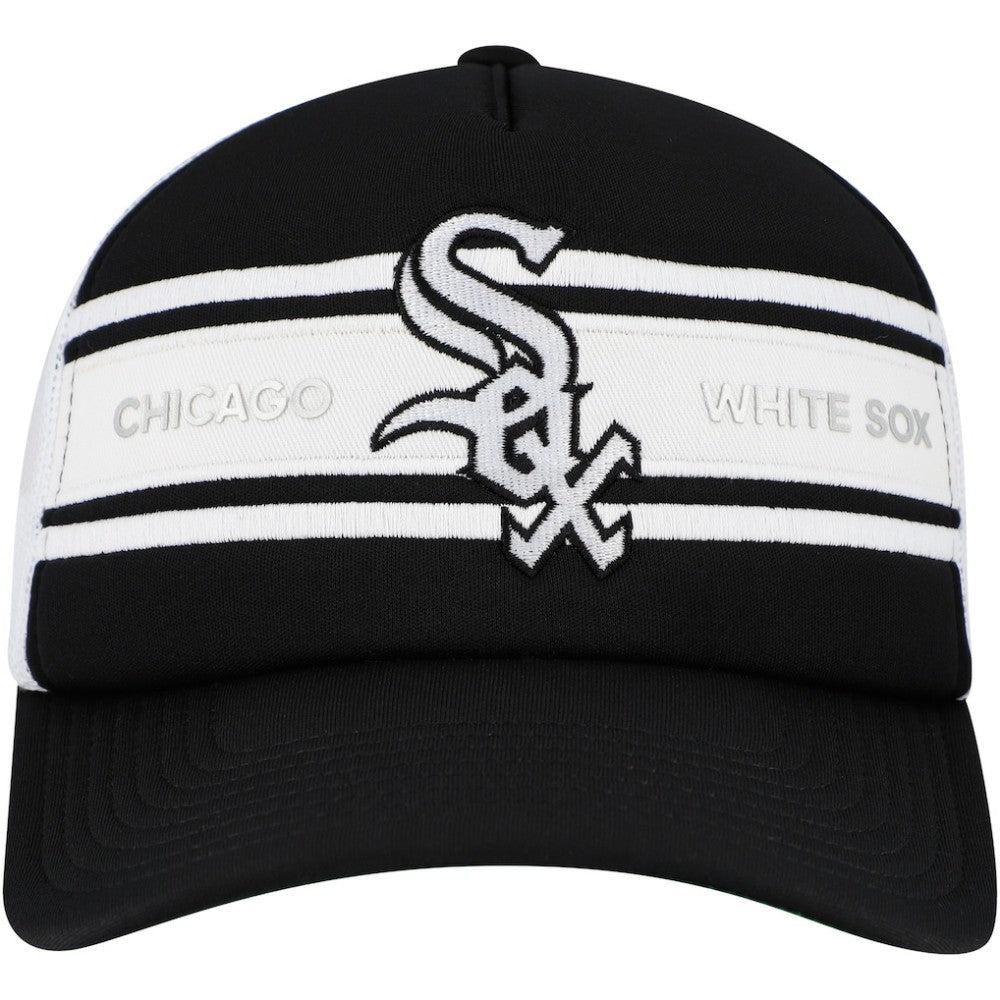 Chicago White Sox Sideline Trucker Adjustable Hat - Black Hats