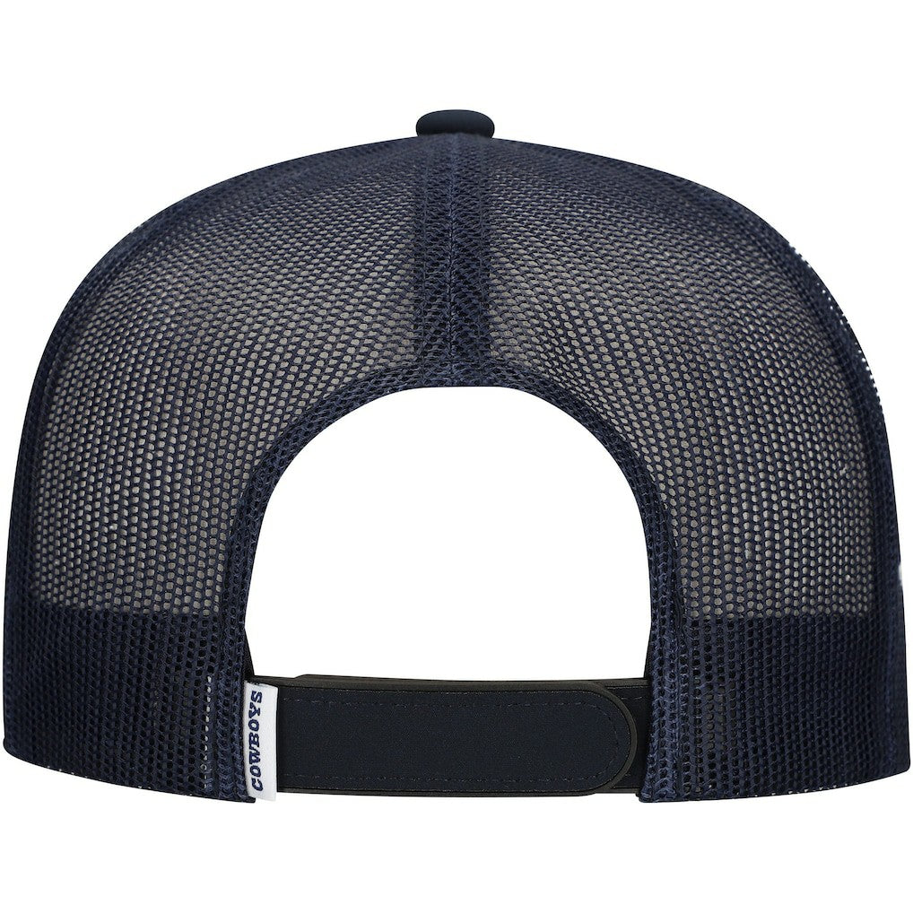 Dallas Cowboys HOOey San Antonio Trucker Snapback Hat – White/Navy