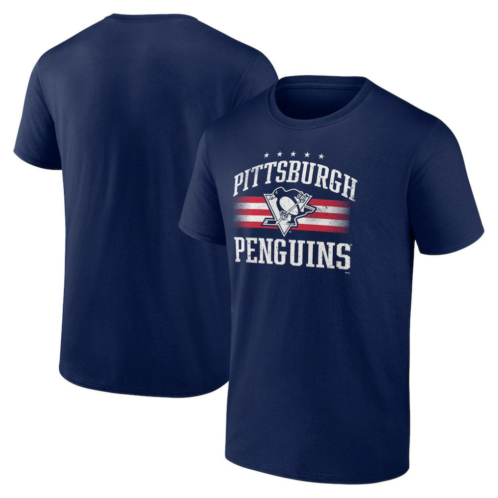NHL Pittsburgh Penguins Americana Team T-Shirt - Navy