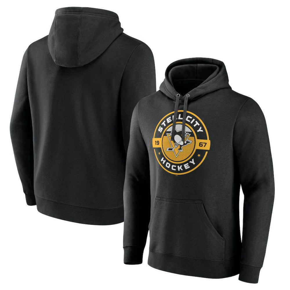 NHL Pittsburgh Penguins Native Pullover Hoodie - Black