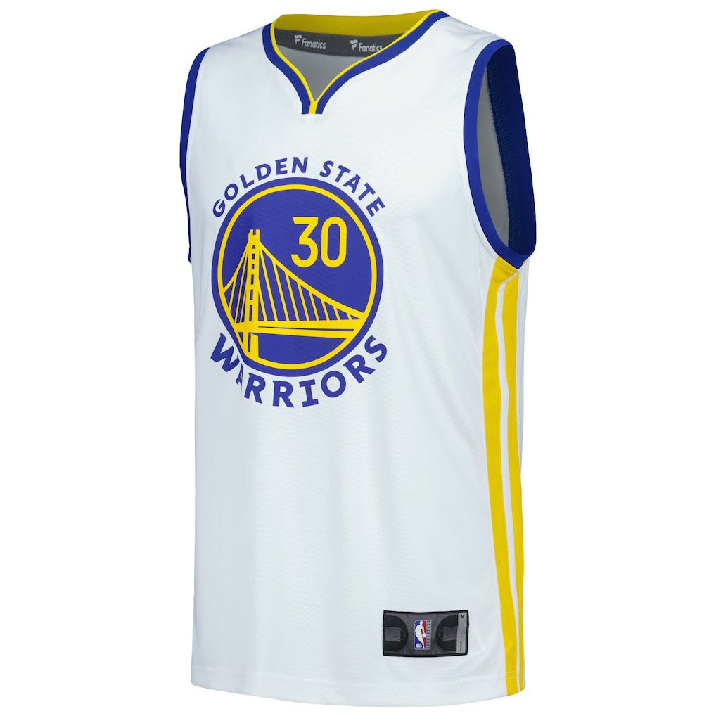 Stephen Curry Golden State Warriors Fast Break Replica Player Jersey Association Editi- White