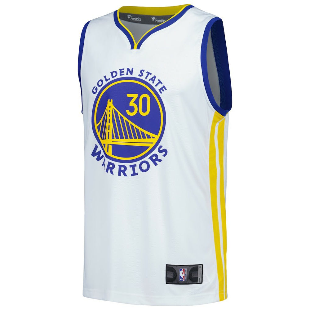 Stephen Curry Golden State Warriors Fast Break Replica Player Jersey Association Editi- White